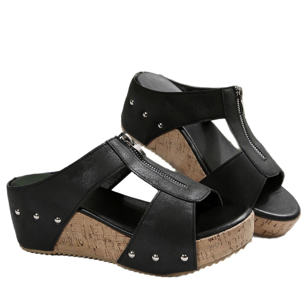 THARAH Offene Zehensandalen